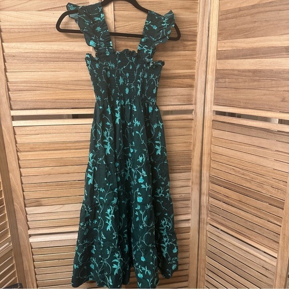 Hill House Home Emerald Botanical Poplin Ellie Nap Dress - Picture 6 of 9